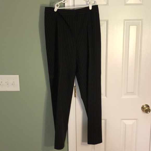 Pinstripe Suit Set with Blazer, Pants and Skirt - Picture 5 of 10